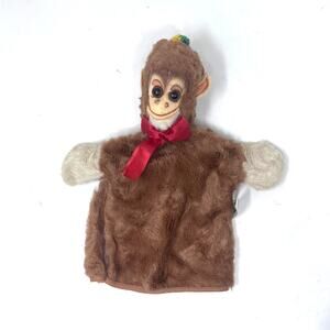 Monkey Hand Puppet Glove Jocko Vintage Character Novelty Co Plush